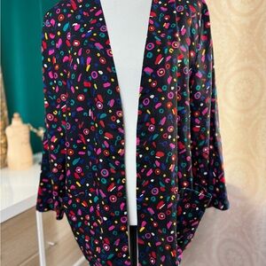 Sanibel Sport 80s 90s Retro Lightweight Jacket with Playful Colorful Shapes